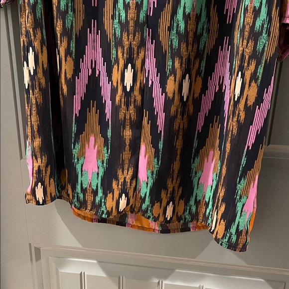 The Impeccable Pig Vibrant Patterned Long Sleeve Dress - Picture 3 of 7